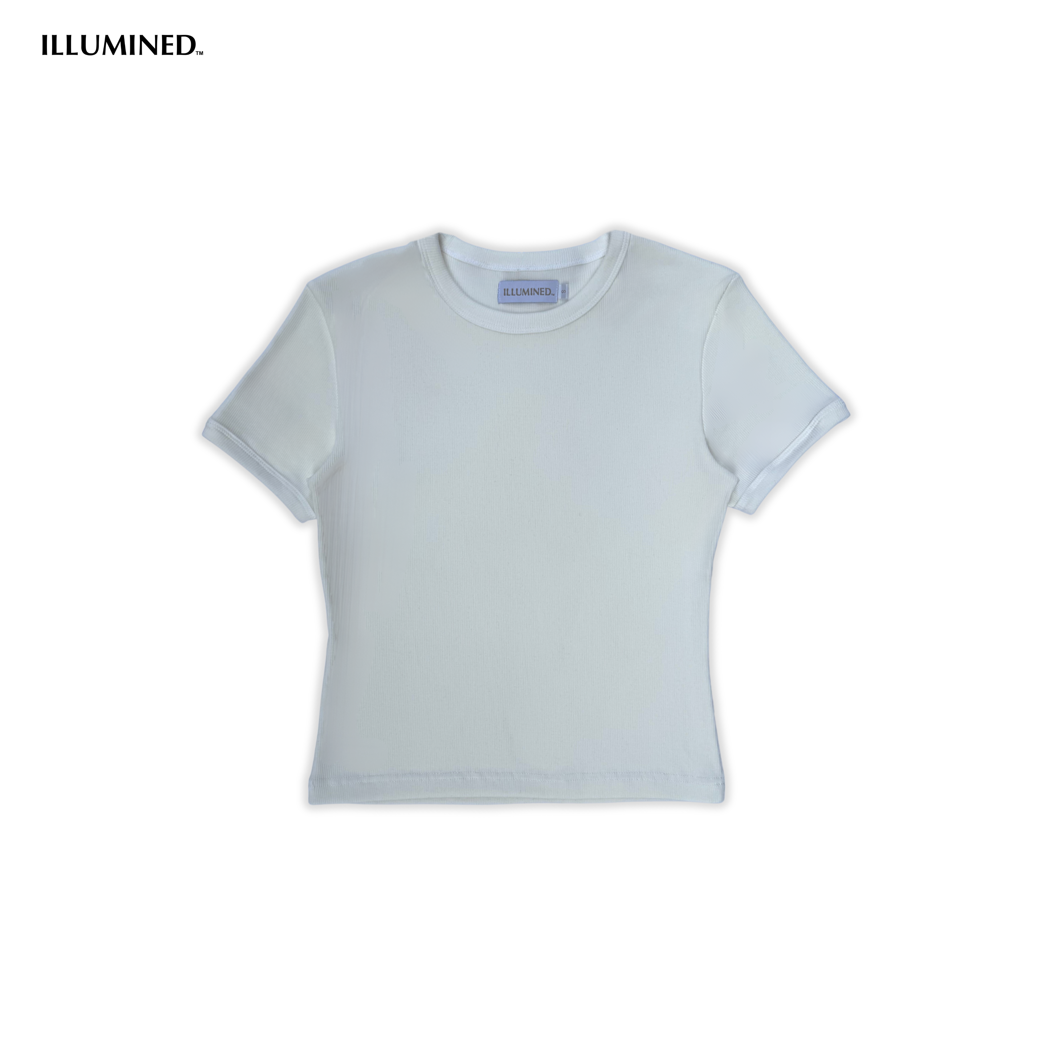 Ribbed Body Fit Cropped T-Shirt