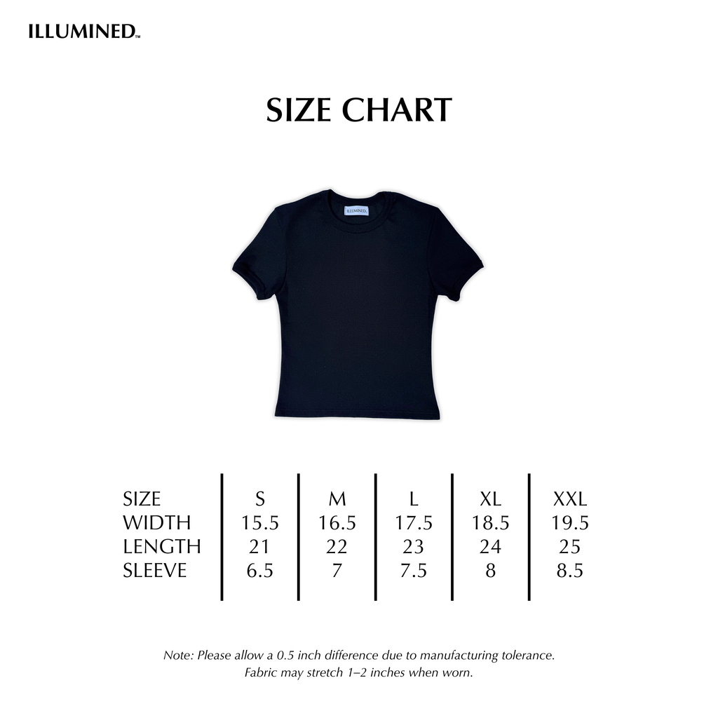 Ribbed Body Fit Cropped T-Shirt