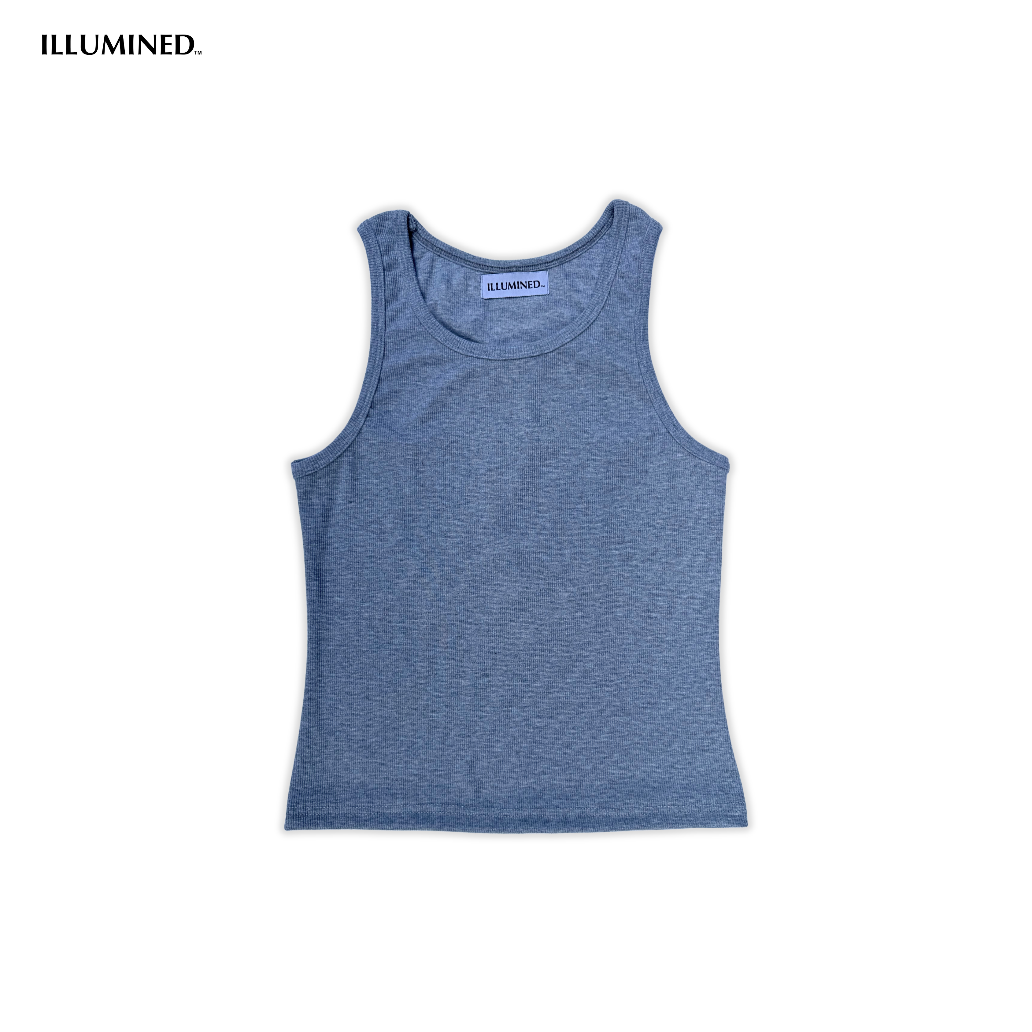 Ribbed Body Fit Cropped Tank Top