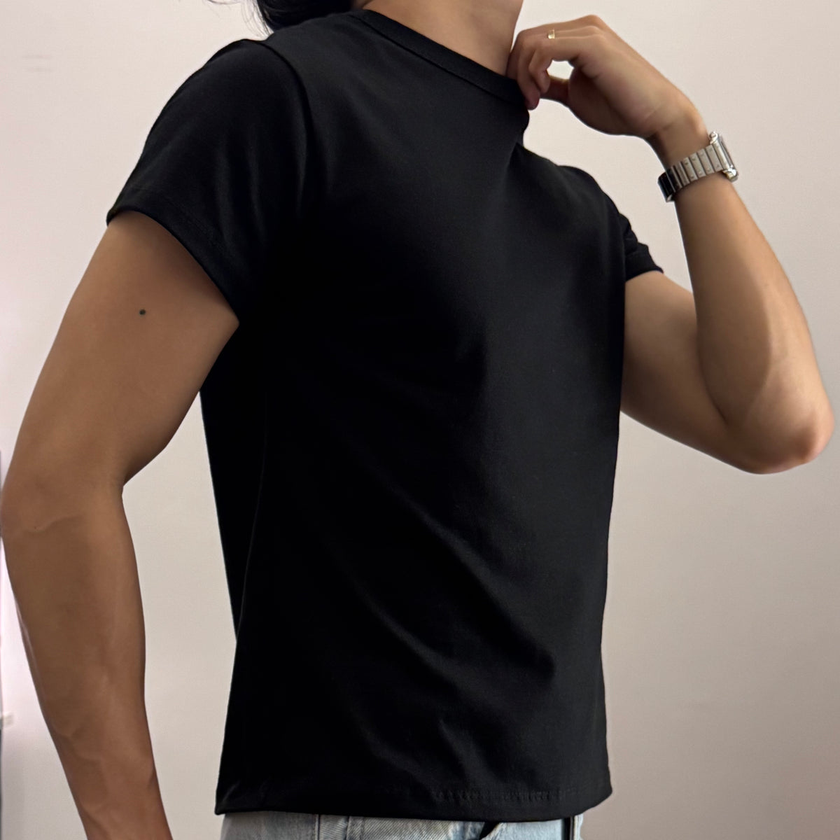 DEAN BABY TEE - BLACK